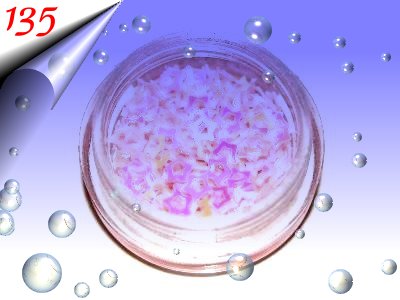 Nailart-Hologramm-Sterne-Rosa-Weiss-Nr135