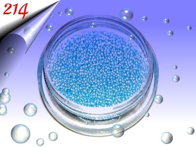 Nailart-Mikroperlen-Blau-Nr214