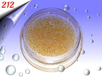 Nailart-Mikroperlen-Gelb-Nr212