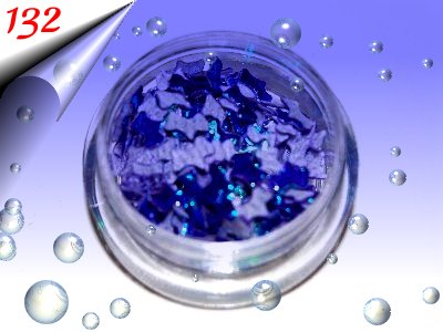 Nailart-Textil-Shapes-Blau-Nr132