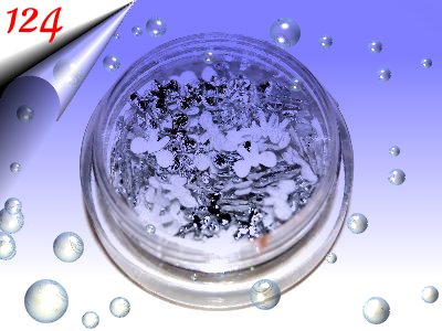 Nailart-Textil-Shapes-Silber-Nr124