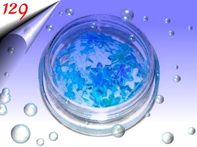 Nailart-Textil-Shapes-Tuerkis-Nr129