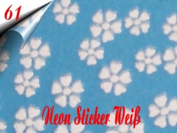 Neon-Nail-Sticker-Weiss-Nr61