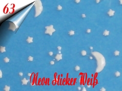 Neon-Nail-Sticker-Weiss-Nr63