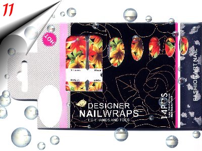 Selbstklebende-Nail-Art-Wraps-Nageldesign-Aufkleber-Nr11
