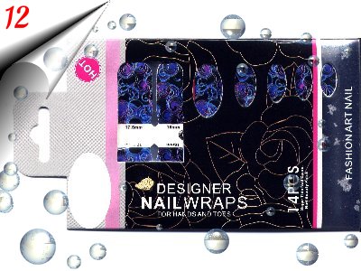 Selbstklebende-Nail-Art-Wraps-Nageldesign-Aufkleber-Nr12