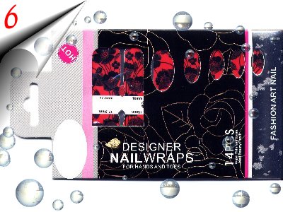 Selbstklebende-Nail-Art-Wraps-Nageldesign-Aufkleber-Nr6