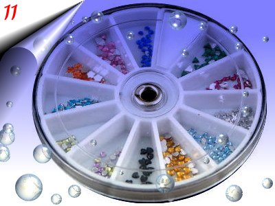 Strass-Steinchen-Rondell-Nr11