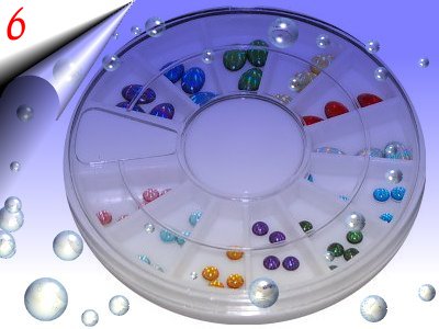 Strass-Steinchen-Rondell-Nr6