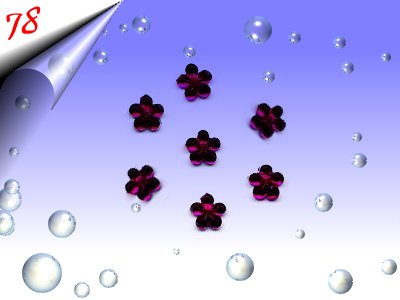 Strasssteinchen-Blume-Dunkelpink-Nr78