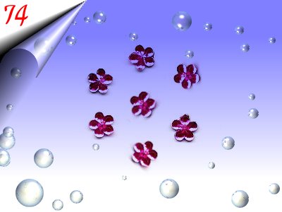 Strasssteinchen-Blume-Rosa-Nr74