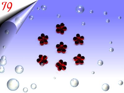 Strasssteinchen-Blume-Rot-Nr79