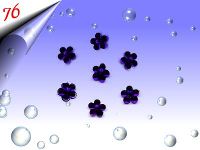 Strasssteinchen-Blume-Violett-Nr76