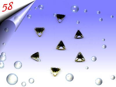 Strasssteinchen-Dreieck-Hellgruen-Nr58