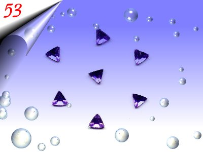 Strasssteinchen-Dreieck-Hellviolett-Nr53