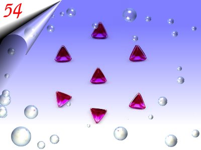 Strasssteinchen-Dreieck-Pink-Nr54