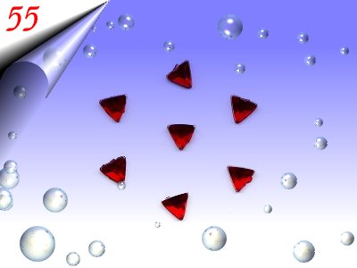 Strasssteinchen-Dreieck-Rot-Nr55