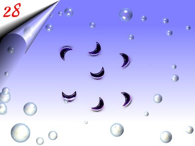 Strasssteinchen-Halbmond-Hellviolett-Nr28