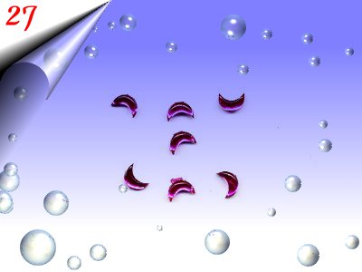 Strasssteinchen-Halbmond-Rosa-Nr27