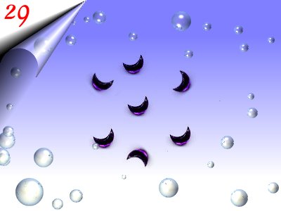 Strasssteinchen-Halbmond-Violett-Nr29