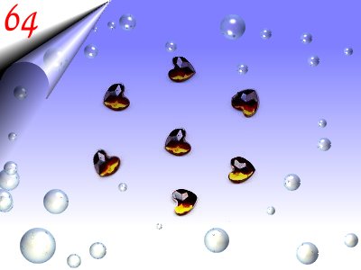 Strasssteinchen-Herz-Braun-Nr64