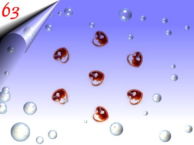 Strasssteinchen-Herz-Orange-Nr63