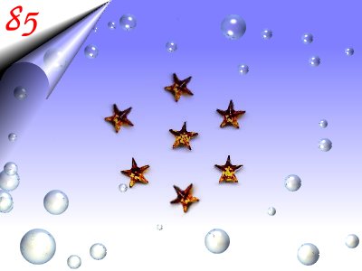 Strasssteinchen-Sterne-Orange-Nr85