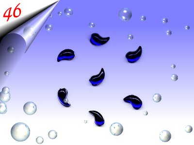 Strasssteinchen-Tropfen-Dunkelblau-Nr46