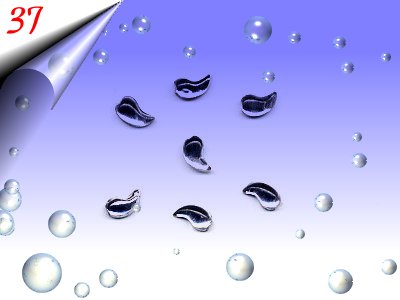 Strasssteinchen-Tropfen-Silber-Nr37